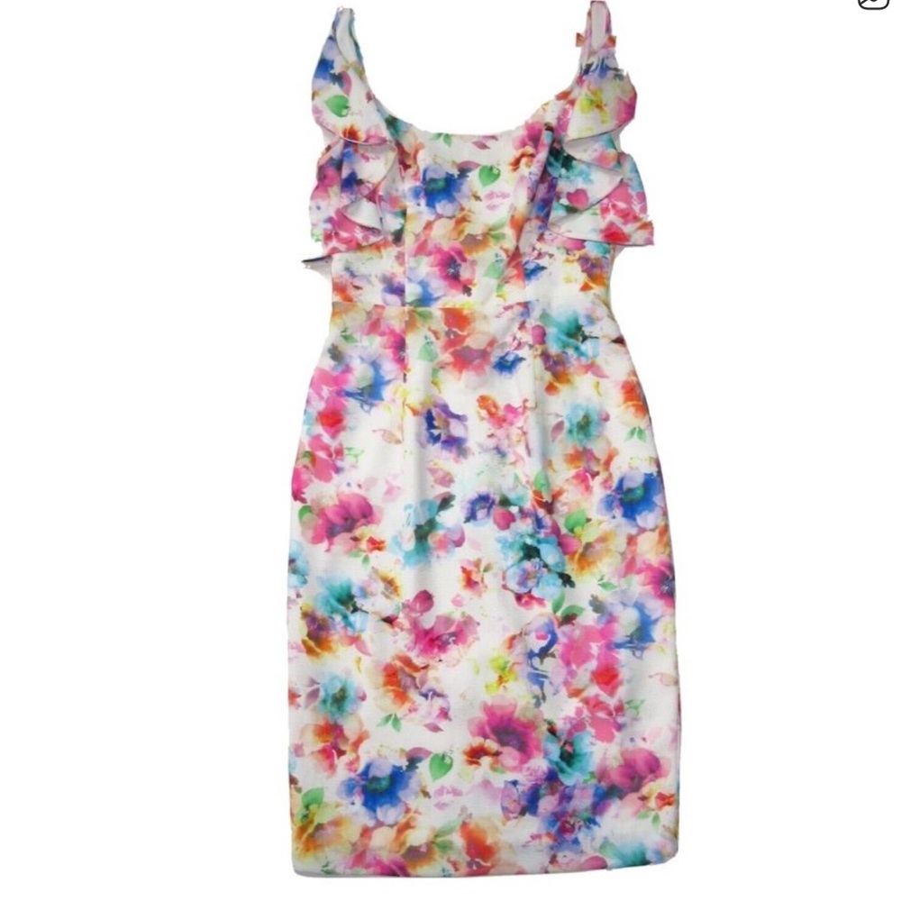Black Halo Elegant multi colored Dress